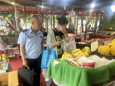 持續開展農殘檢測，筑牢食用農產品批發市場安全防線